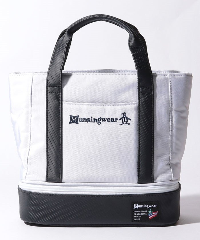 マンシングウェア カートバッグ(保冷保温機能付) メンズ ホワイト系 F Munsingwear】