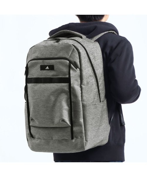 Adidas(アディダス)/アディダス リュック 36L adidas リュックサック 大容量 通学用 中学生 通学リュック スクールバッグ A3 スポーツ 学生 部活 63108/グレー