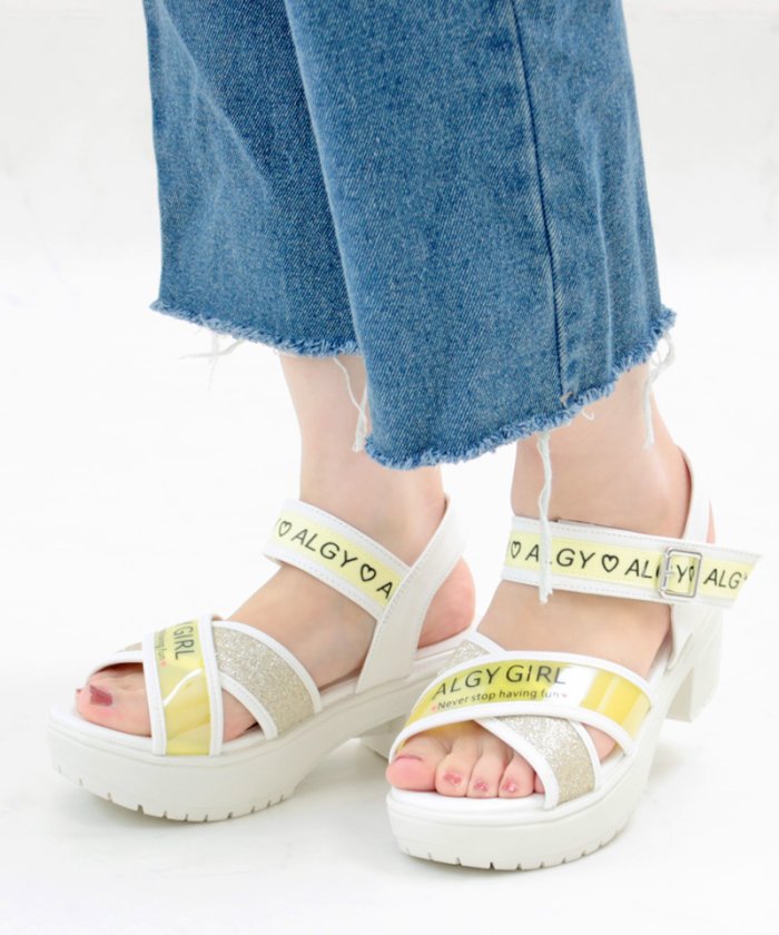 クリア サンダル かわいいの人気商品 通販 価格比較 価格 Com