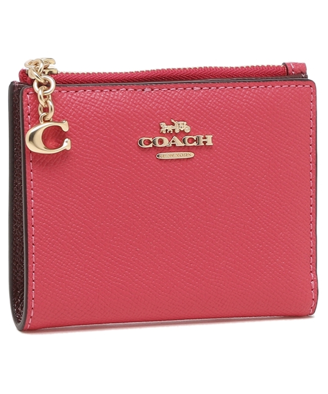 【未使用】COACH 折りたたみ財布 ピンク