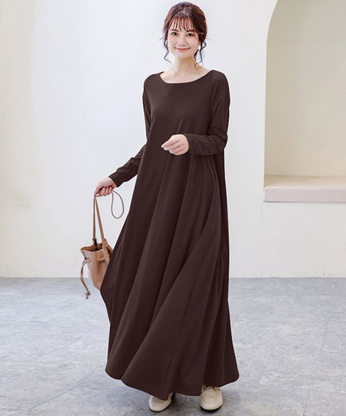 セール ゆったりロング長袖ｔシャツワンピース レースレディース Lace Ladies Magaseek