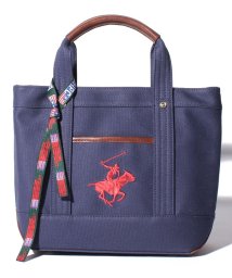 BEVERLY HILLS POLO CLUB(ビバリーヒルズポロクラブ)/【BEVERLY HILLS POLO CLUB】キャンバストートバッグS/ネイビー系