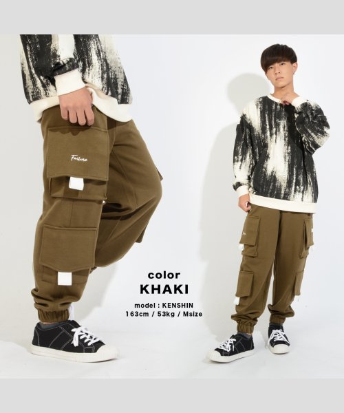 セール スウェット カーゴパンツ メンズ カーゴパンツ レディース スウェットパンツ ジョガーパンツ ゆったり スウェットカーゴパンツ ビッグポケット 韓国 ファッショ ワンフォークロージング 1111clothing Magaseek