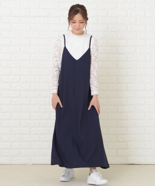 セール キャミカジュアルロングワンピース レースレディース Lace Ladies Magaseek