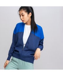 AIGLE/カラーブロック ジップ カーディガン/503831747