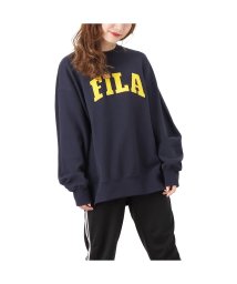 MAC HOUSE(women)(マックハウス（レディース）)/FILA フィラ ロゴスウェット FS0109/ネイビー