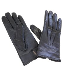 GLENCHECK (グレンチェック)/スマホ対応イタリア製ラムスキン本革手袋/ブラック