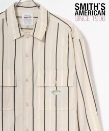 LAZAR(ラザル)/【Lazar】SMITH'S AMERICAN/スミスアメリカン レーヨン オーバーサイズ ワークシャツ/CPOシャツ/シャツジャケット/柄A