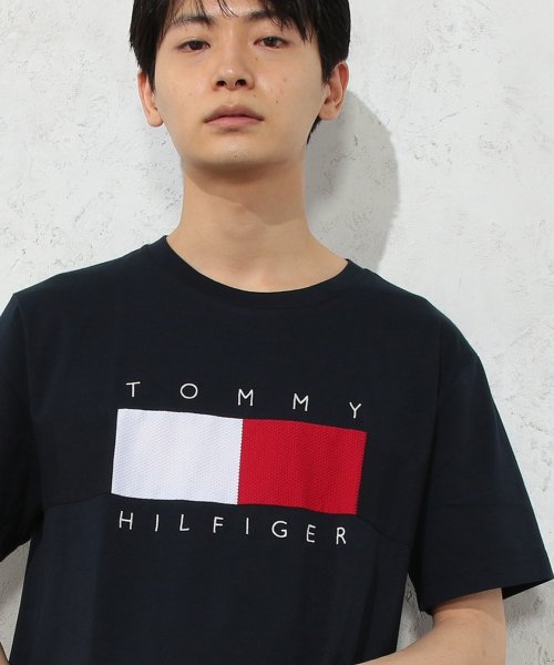 セール 50 Off フラッグロゴtシャツ トミーヒルフィガー Tommy Hilfiger Magaseek