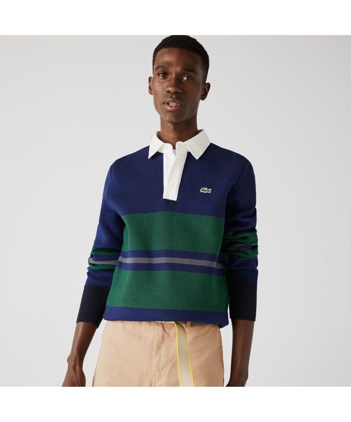 ラグビーポロシャツニットセーター ラコステ メンズ Lacoste Mens Magaseek