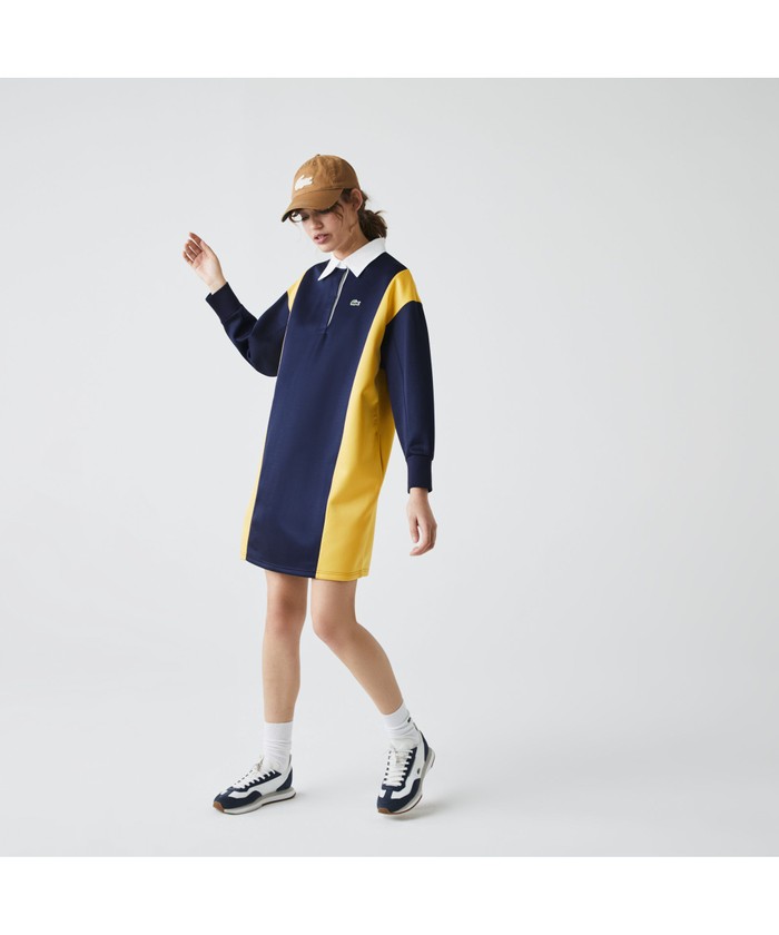 LACOSTE L!VEレディースクレイジーパターンラガーシャツ | LACOSTE ...