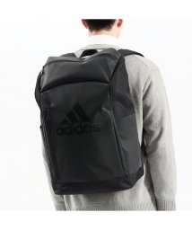 Adidas(アディダス)/アディダス リュック adidas デイパック 大容量 軽い ボックス A4 B4 A3 31L PC収納 中学生 高校生 学生 通学 63582/ブラック