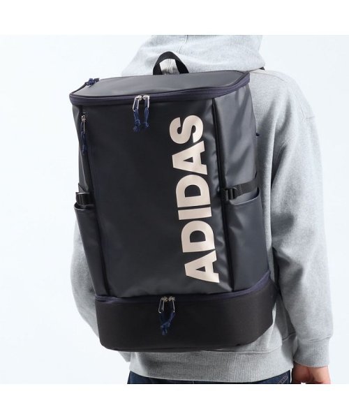 Adidas(アディダス)/アディダス リュック adidas リュックサック 大容量 スクールバッグ 通学 スポーツ B4 A4 32L 撥水 学生 57636/ネイビー