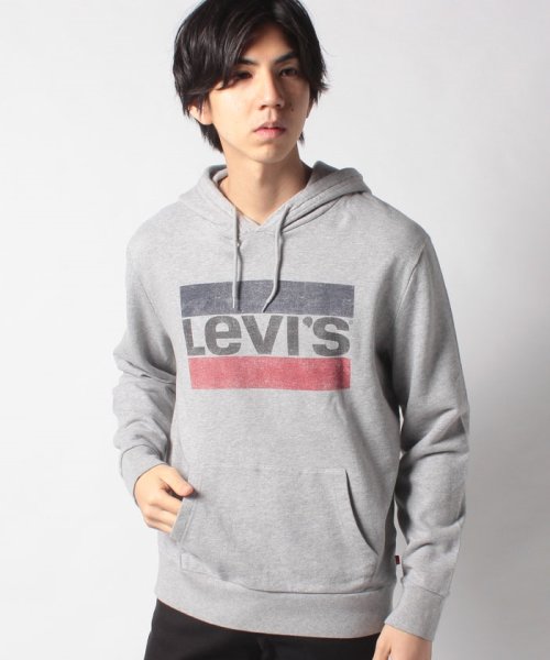 LEVI’S OUTLET(リーバイスアウトレット)/GRAPHIC PO HOODIE － G SPORTSWEAR HOODIE/グレー