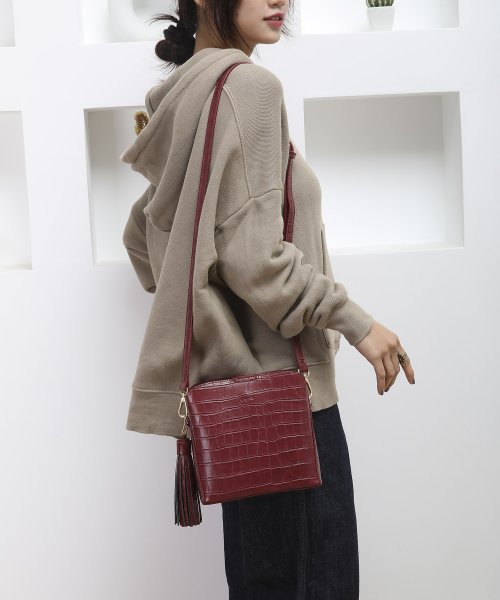 UNGRID bag(アングリッド　バッグ)/マッドクロコ ビッグタッセルBAG/WIN