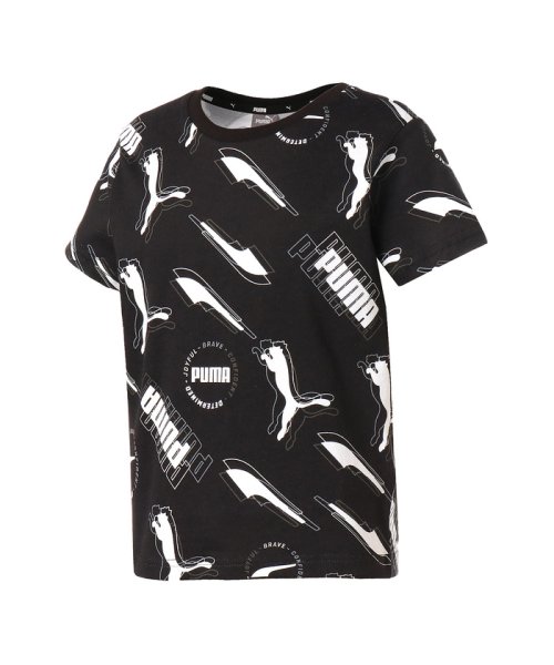 PUMA(PUMA)/キッズ ALPHA AOP Tシャツ 120－160cm/PUMABLACK