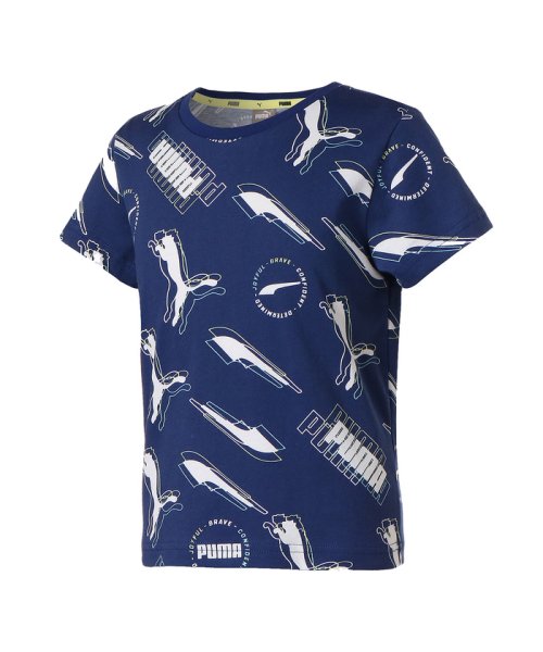 PUMA(PUMA)/キッズ ALPHA AOP Tシャツ 120－160cm/ELEKTROBLUE
