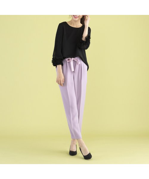 ウエストリボンテーパードパンツ 503 レディースファッション 阪急百貨店公式通販 Hankyu Fashion ウエストリボンテーパードパンツ 503 レディースファッション 阪急百貨店公式通販 Hankyu Fashion