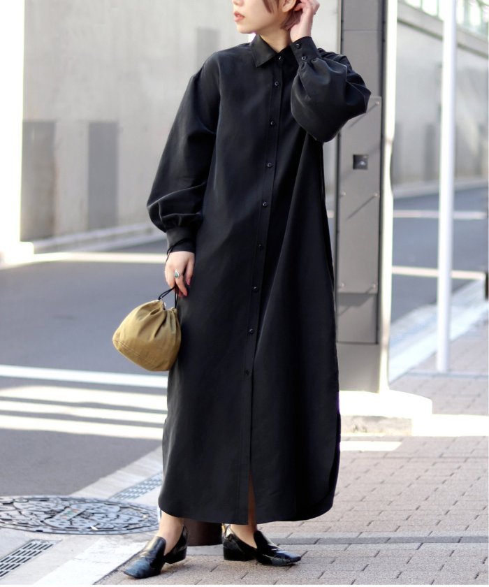 J パウダーポプリンマキシシャツワンピース ジョイントワークス Joint Works Magaseek