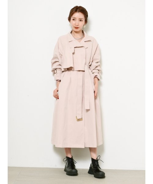スタンドカラートレンチコート スナイデル Snidel Magaseek