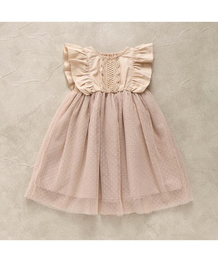 Web限定 ドットチュール切替ワンピース アプレレクール Apres Les Cours Magaseek