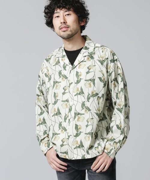 セール ナノ ユニバース Nano Universe フラワー総柄 リラックスシャツ 長袖 Magaseek セール ナノ ユニバース Nano Universe フラワー総柄 リラックスシャツ 長袖 Magaseek