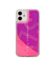 SLY(スライ)/iphoneケース iphone12mini スマホケース iPhone12mini スライ SLY ラメ入りネオンサンドケース アイフォンケース/ピンク×紫