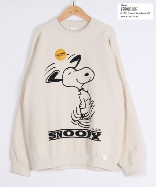 ALWAYS GOOD TIME NEW BASIC STORE(オールウェイグッドタイムニューベーシックストア)/【PEANUTS × sportswear】コラボ プリントクラシックスウェット/トレーナー/キナリ