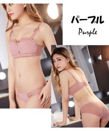 ブラ ショーツセット パープル 紫色 のファッション通販 Magaseek