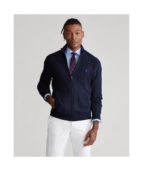 コットン フルジップ セーター Hankyu Men S 阪急メンズ