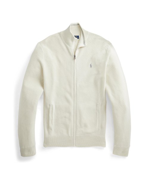 コットン メッシュ フルジップ セーター Hankyu Men S 阪急メンズ