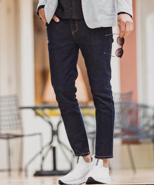 アンクル丈リジットデニムパンツ(503842494)|HANKYU MEN'S / 阪急メンズ アンクル丈リジットデニムパンツ(503842494)|HANKYU MEN'S / 阪急メンズ