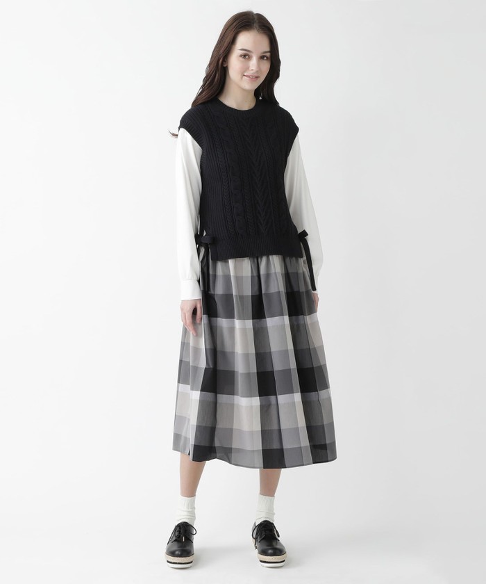 ☆24時間限定クーポンで☆ BLUE LABEL CRESTBRIDGE ニットベストコンビ ...