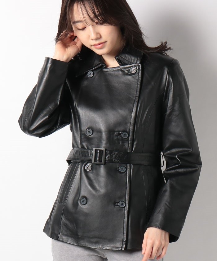 セール Lila ラムレザートレンチコート ノーザンワールド Northern World Magaseek