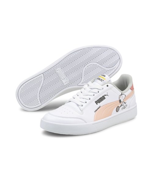 Puma X Peanuts キッズ プーマ シャッフル スニーカー Jr 22 25cm プーマ Puma Magaseek