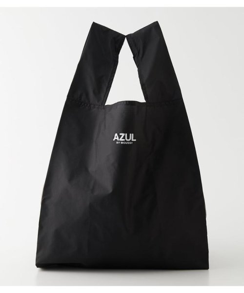 AZUL by moussy(アズールバイマウジー)/POCKETABLE NYLON BAG/BLK