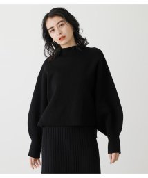 AZUL by moussy(アズールバイマウジー)/SWEATTER BOTTLE NECK TOPS/BLK
