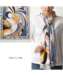 EMILIO PUCCI(エミリオプッチ)/【EMILIO PUCCI(エミリオプッチ)】M559  イタリア製 ストール スカーフ プッチ柄 45×180 レディース    /ピンク