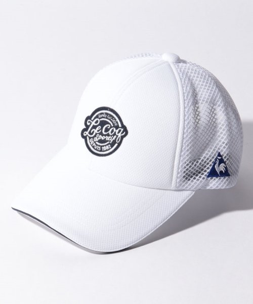 le coq sportif GOLF (ルコックスポルティフ（ゴルフ）)/クーリングメッシュキャップ/ホワイト系 