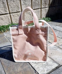 CONVERSE(CONVERSE)/CANVAS PIPING SQUARE 2WAY TOTE /ﾋﾟﾝｸ