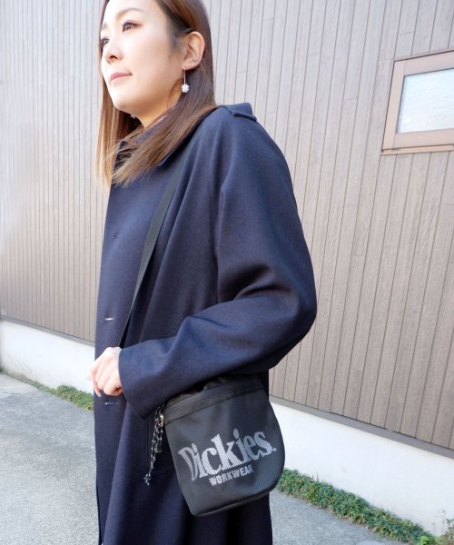 Dickies(Dickies)/SEETHROUGH LOGO DRAWSTRING BAG/ﾌﾞﾗｯｸ