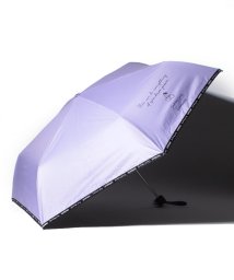 Lovetoxic(ラブトキシック)/UVカット ロゴ×チェリー晴雨兼用折りたたみ傘/ラベンダー