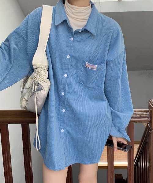 セール コーデュロイシャツ 韓国ファッション ガーリードール Girly Doll Magaseek