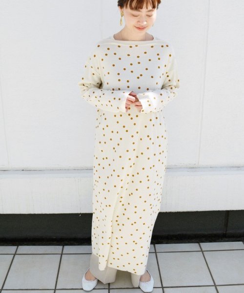 セール Ships別注 Unfil ローシルクジャガードドットワンピース シップス ウィメン Ships Women Magaseek