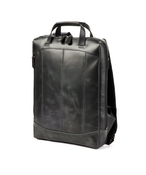 グランジオール ビジネスリュック メンズ 小さめ 薄マチ 薄型 本革 Gr305 グランジオール Grungeall Magaseek