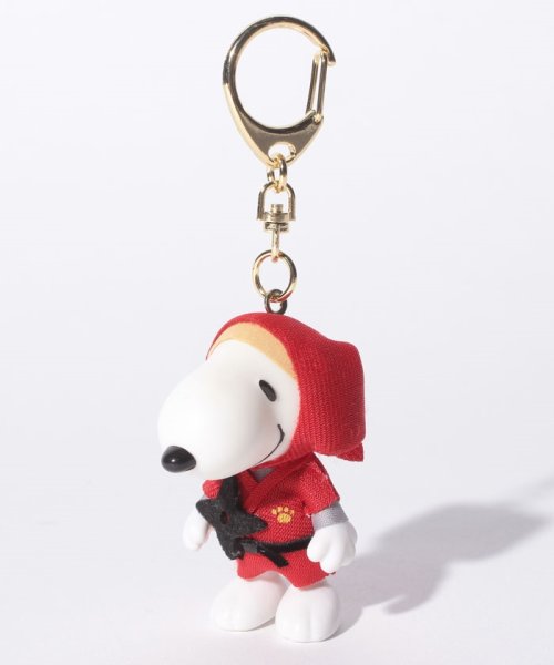 PEANUTS(ピーナッツ)/SNOOPY/PEANUTS/ピーナッツ/スヌーピーコスチュームキーホルダー　忍者RD/RED