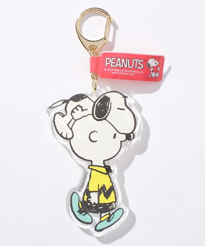 Snoopy Peanuts ピーナッツ スヌーピー ビッグアクリルキーホルダー スヌーピー チャーリーブラウン Peanuts Peanuts Magaseek