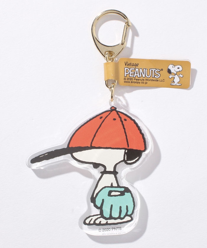 SNOOPY/PEANUTS/ピーナッツ/スヌーピー/ビッグアクリルキーホルダー