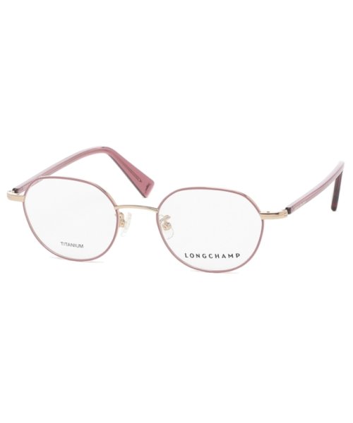 ロンシャン 眼鏡フレーム アイウェア レディース 48サイズ ピンク アジアンフィット Longchamp Lo2502j 601 ラウンド ロンシャン Longchamp Magaseek