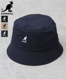 AMS SELECT(エーエムエスセレクト)/【KANGOL/カンゴール】ワッシャー加工ナイロンバケットハット/ネイビー